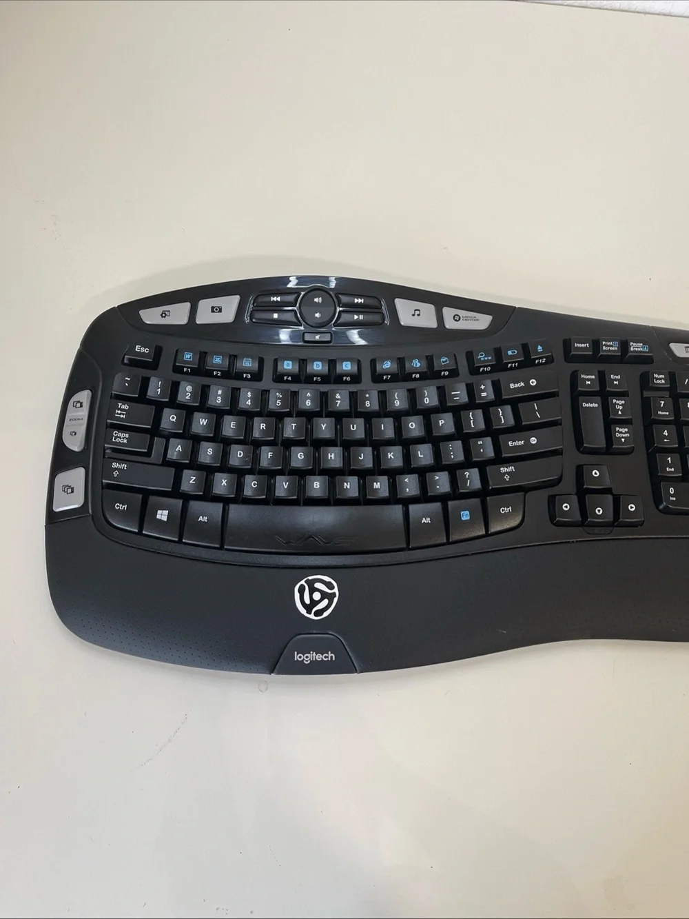 Logitech curved ergonomic